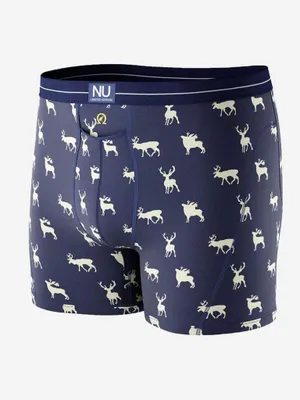 Boxer Nu Athletic orignaux bleu marine