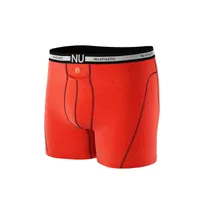 Boxer Nu Athlétique rouge et gris