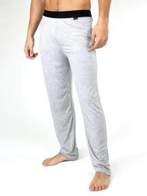 Pantalon Nu Essential en bambou gris