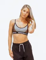 Bralette Mesh Bamboo Underwear Grey Mix