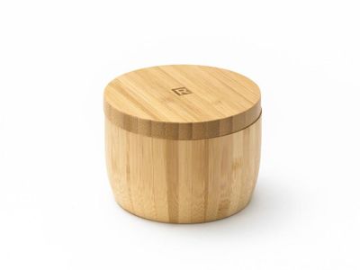 Bamboo salt cellar