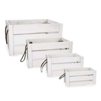 White Wood Box