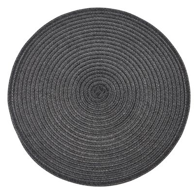 Black placemat – Round