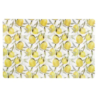 Placemat White with Lemon