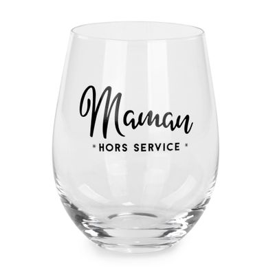 Stemless wine glass – Maman hors service