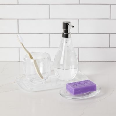 Clear bath accessories – Droplet