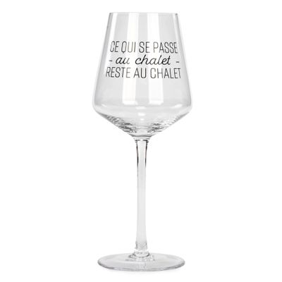 Wine glass – Ce qui se passe au chalet