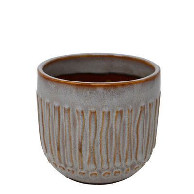 Kalamaya vase – Grey and natural