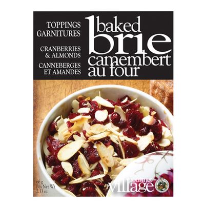 Brie seasoning – Cranberries and almonds