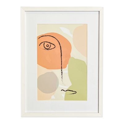 Wall frame – Abstract colored face