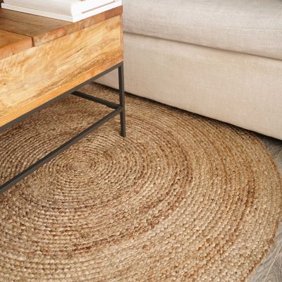 2-tone round rug