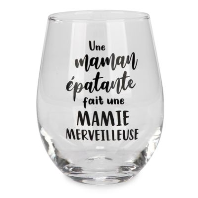 Wine glass without stem – Une maman…