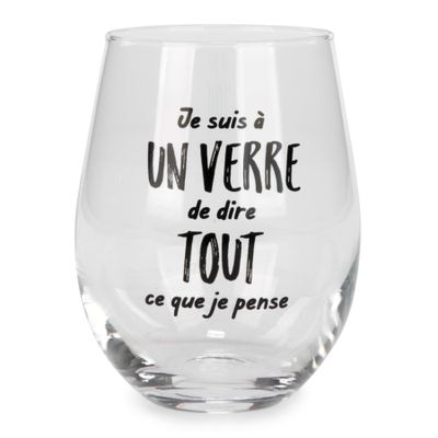 Wine glass without stem – Dire tout