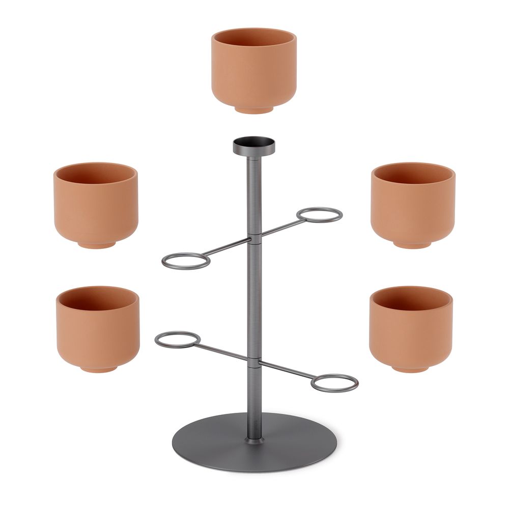Porte pots rotatifs – Terracotta