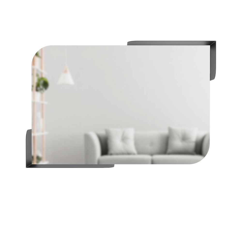 Wall mirror with shelves – Alcove