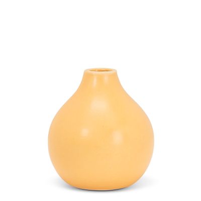 Petit vase jaune mat – Cashmere