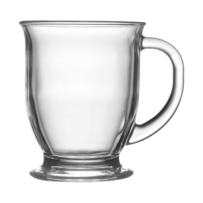 Mug on glass stand
