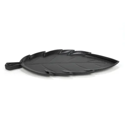 Decorative tray – Black Leaf