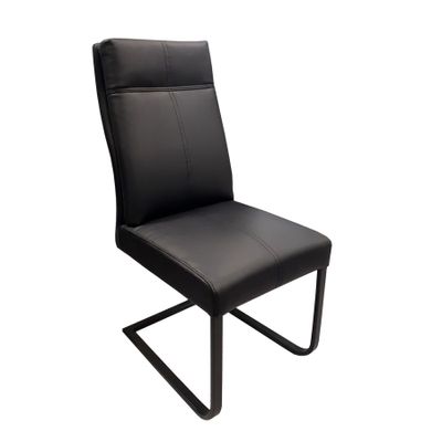 PU chair with black legs