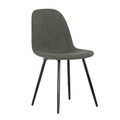 Grey classic fabric chair