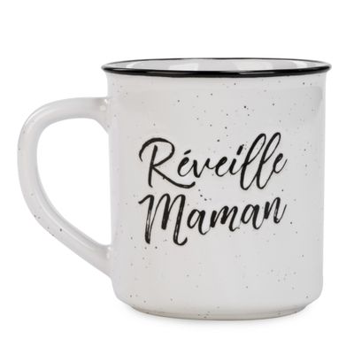 Vintage Mug – Réveille Maman