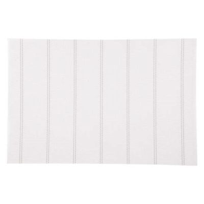 White woven placemat – Stripes