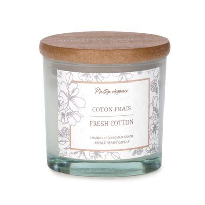 Small glass candle – Fresh cotton