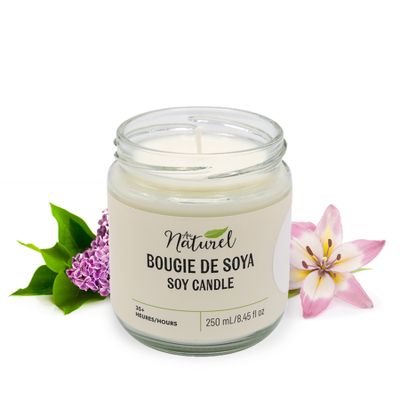 Soy Candle 250ml – Lilac and lilly