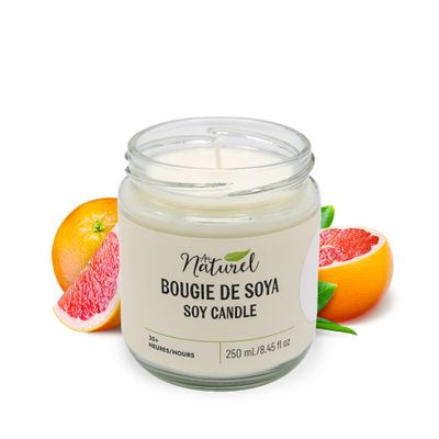 Soya candle 250ml – Grapefruit