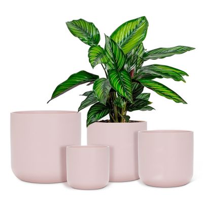 Pastel pink planter