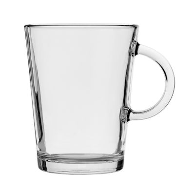 Tempered glass mugs