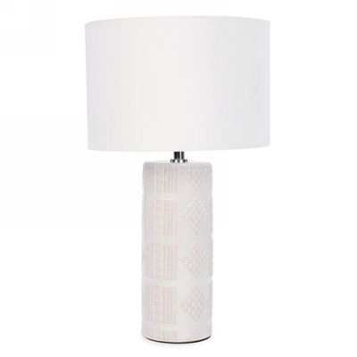 Lampe de table – Base ivoire