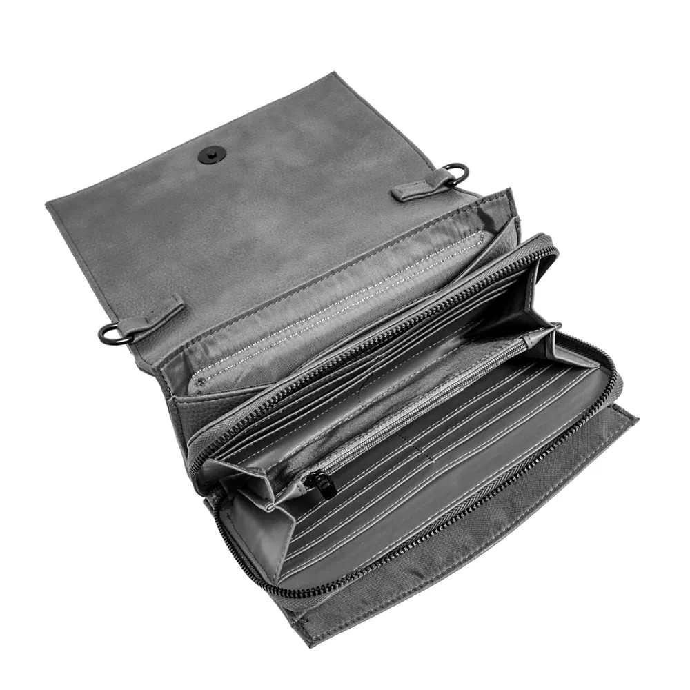 Portefeuille à bandoulière noir – Nita