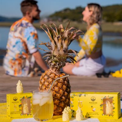 3D Cocktail – Pineapple and Coconut