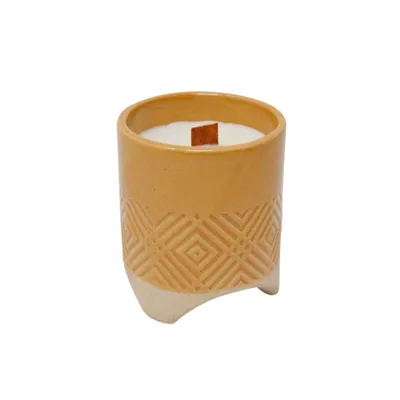 Wooden wick candle – Terragone