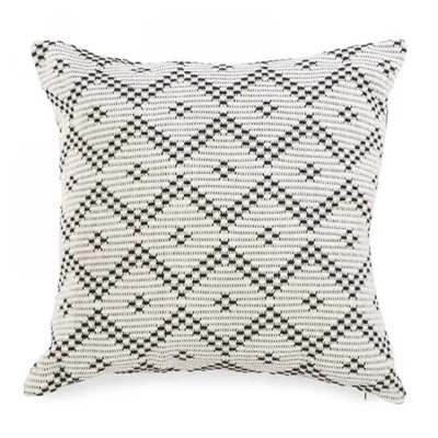 Black and white cushion – Aztec patterns