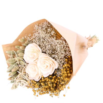 Dried flower bouquet – Natural packaging