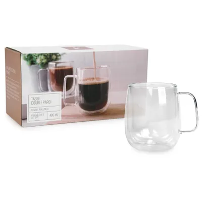 Double wall coffee cups – Set of 2 – ml