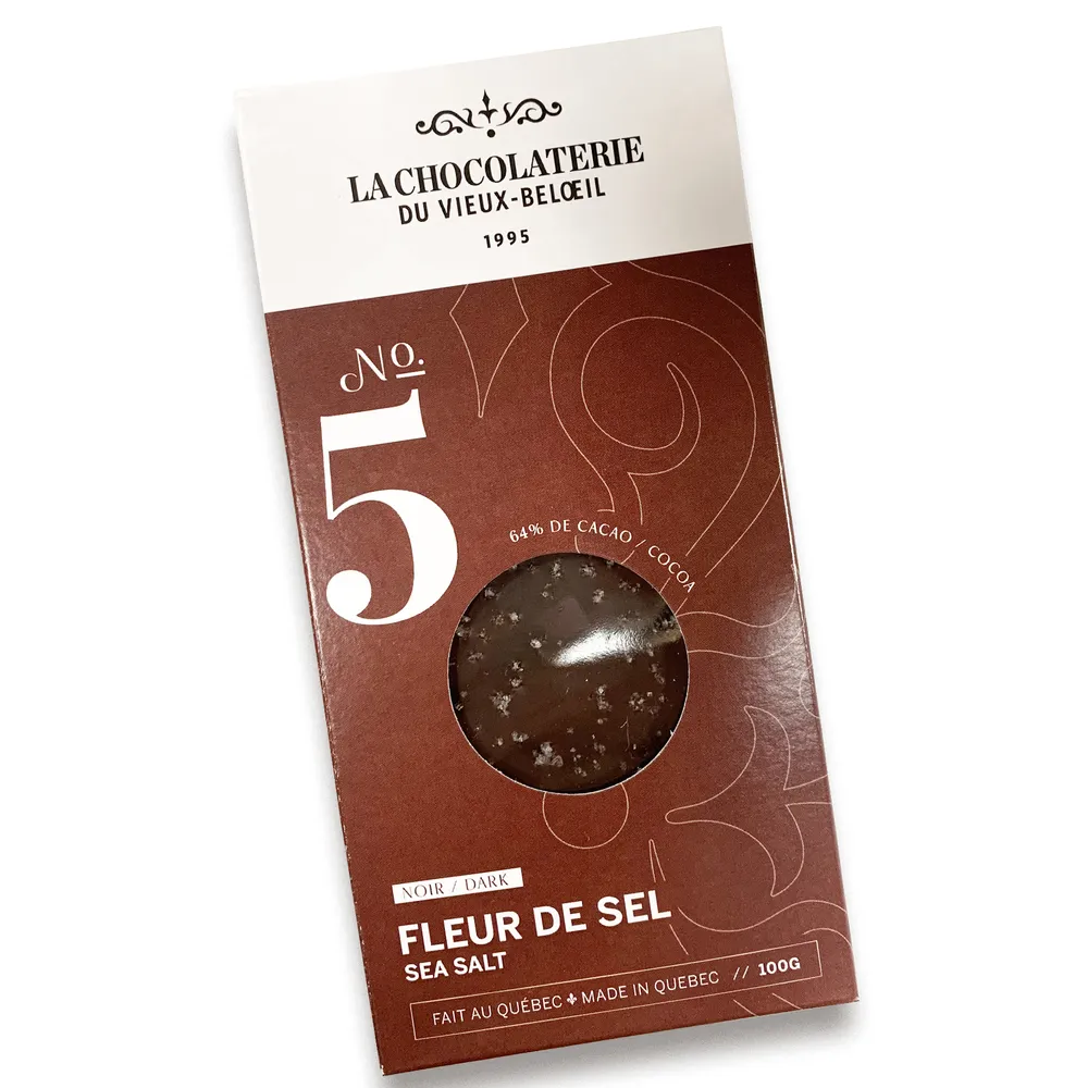 Tablette de chocolat noir #5 – Fleur de sel