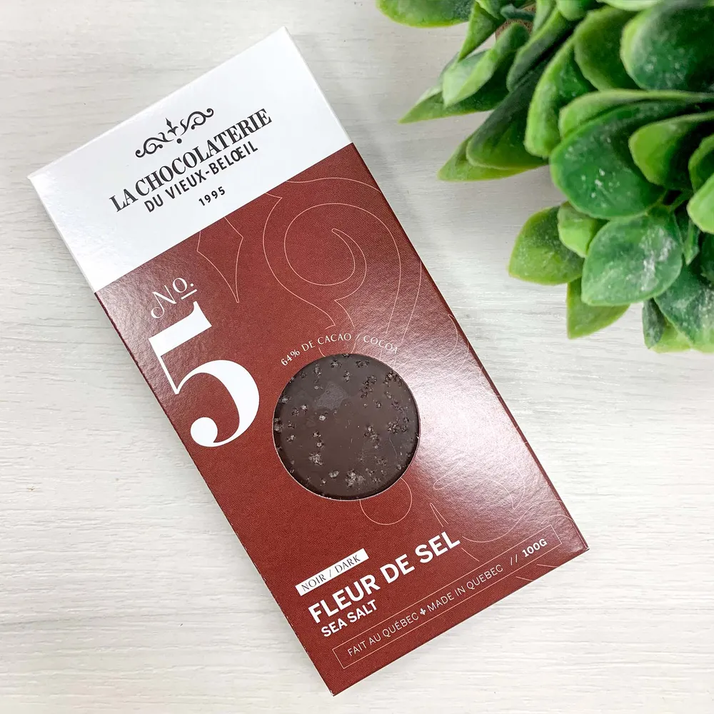 Tablette de chocolat noir #5 – Fleur de sel