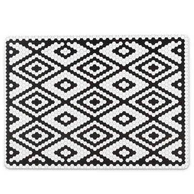 Hexagon Placemat – Black and White