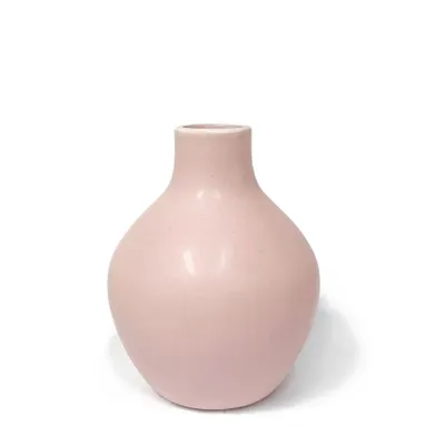Small pink blush pot – Circular