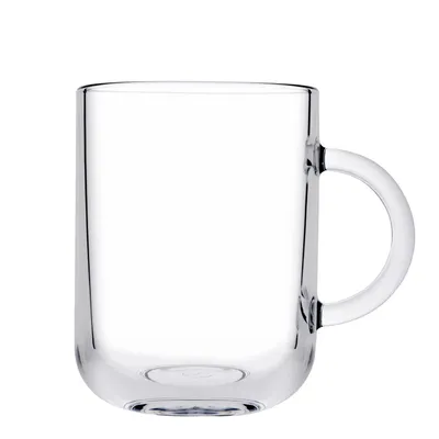 Set of 2 tempered glass cups 330 ml