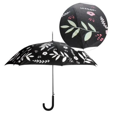 Color changing umbrella – Flowers and leafs