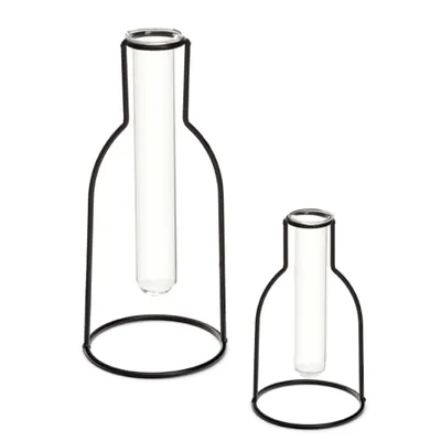 Bottle-shaped Metal Vase