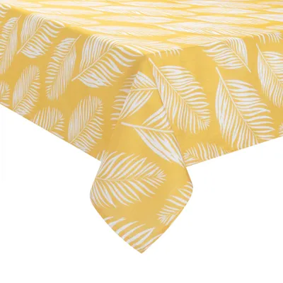 Nappe tissu 52×70 – Palmiers jaunes