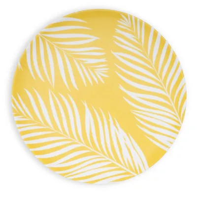 Assiette – Palmiers jaunes