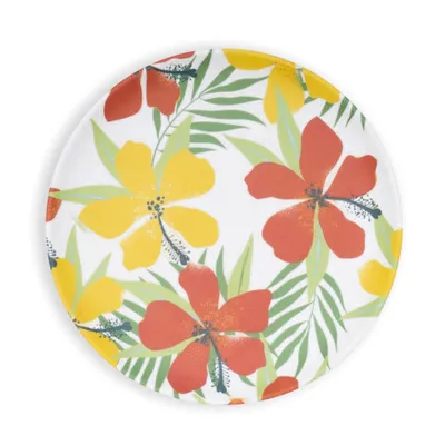 Salad Plate – Colorful Flowers