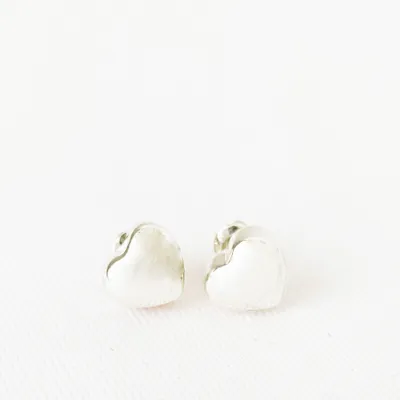 Boucles d’oreilles argents – Petits coeurs