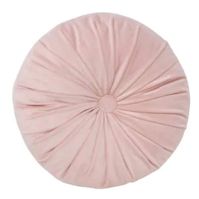 Coussin rond rose